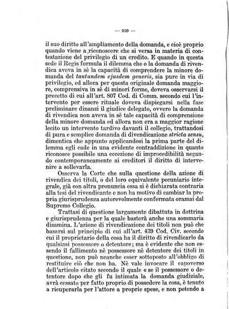 Il diritto fallimentare e delle società commerciali rivista di dottrina e giurisprudenza