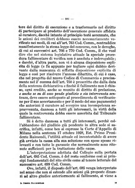 Il diritto fallimentare e delle società commerciali rivista di dottrina e giurisprudenza