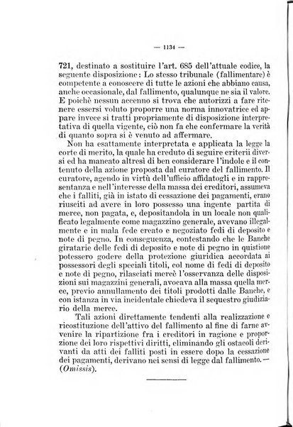 Il diritto fallimentare e delle società commerciali rivista di dottrina e giurisprudenza