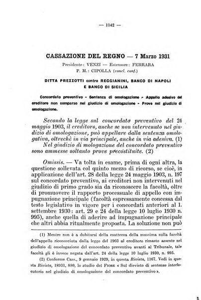 Il diritto fallimentare e delle società commerciali rivista di dottrina e giurisprudenza