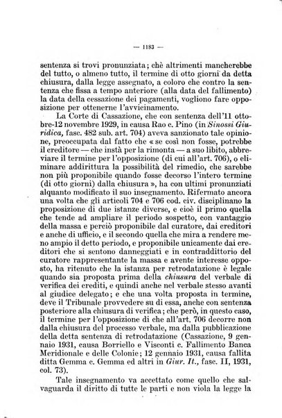 Il diritto fallimentare e delle società commerciali rivista di dottrina e giurisprudenza