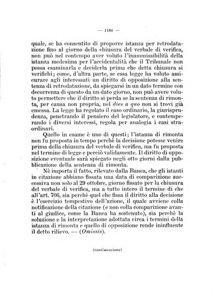 Il diritto fallimentare e delle società commerciali rivista di dottrina e giurisprudenza