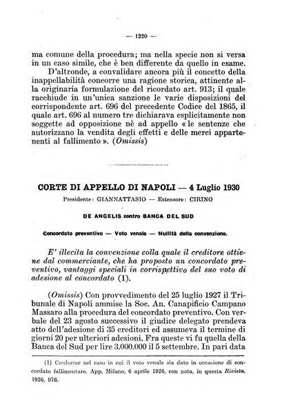 Il diritto fallimentare e delle società commerciali rivista di dottrina e giurisprudenza