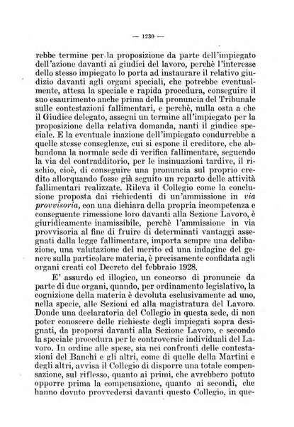 Il diritto fallimentare e delle società commerciali rivista di dottrina e giurisprudenza