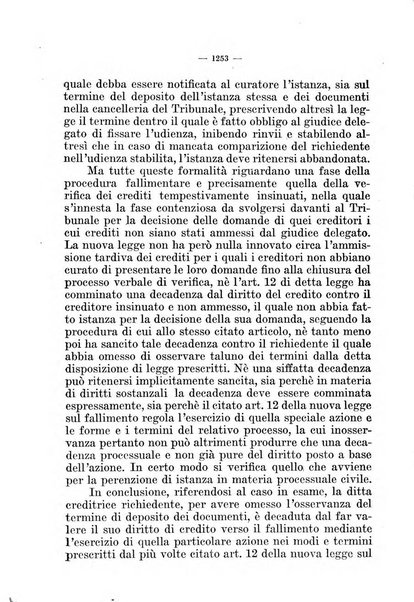 Il diritto fallimentare e delle società commerciali rivista di dottrina e giurisprudenza