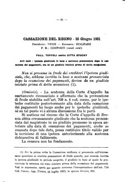 Il diritto fallimentare e delle società commerciali rivista di dottrina e giurisprudenza