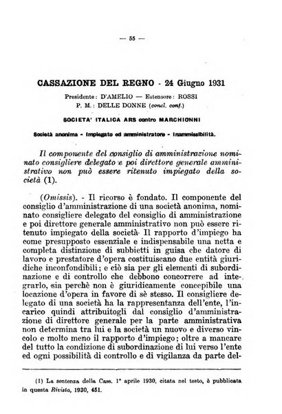 Il diritto fallimentare e delle società commerciali rivista di dottrina e giurisprudenza