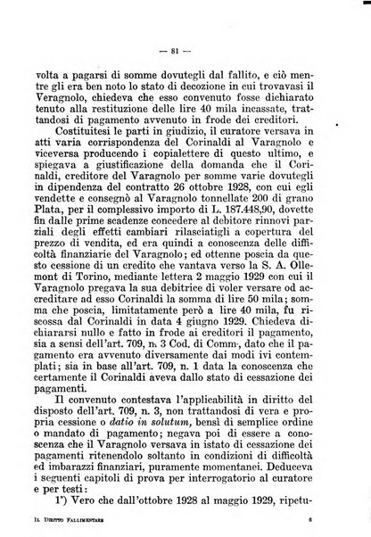 Il diritto fallimentare e delle società commerciali rivista di dottrina e giurisprudenza