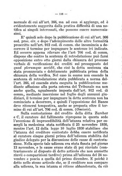 Il diritto fallimentare e delle società commerciali rivista di dottrina e giurisprudenza