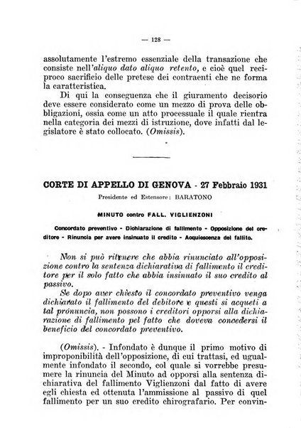 Il diritto fallimentare e delle società commerciali rivista di dottrina e giurisprudenza