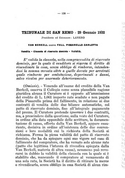 Il diritto fallimentare e delle società commerciali rivista di dottrina e giurisprudenza