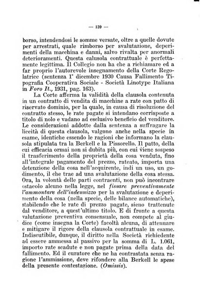 Il diritto fallimentare e delle società commerciali rivista di dottrina e giurisprudenza