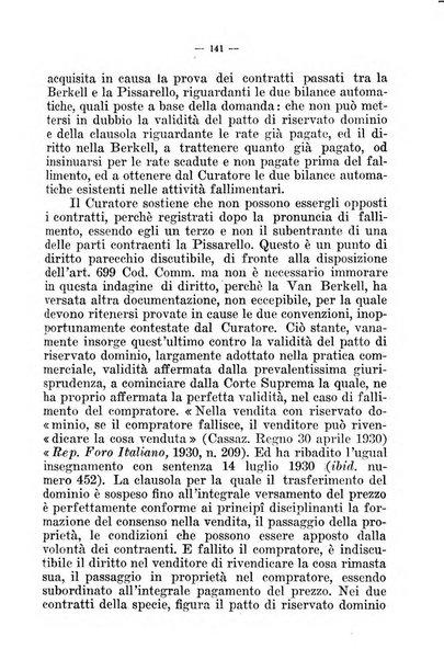 Il diritto fallimentare e delle società commerciali rivista di dottrina e giurisprudenza