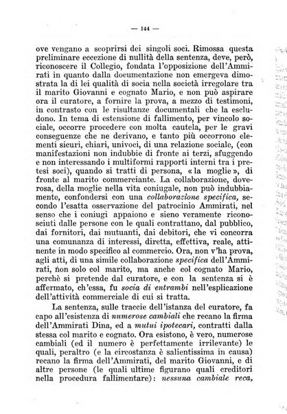 Il diritto fallimentare e delle società commerciali rivista di dottrina e giurisprudenza