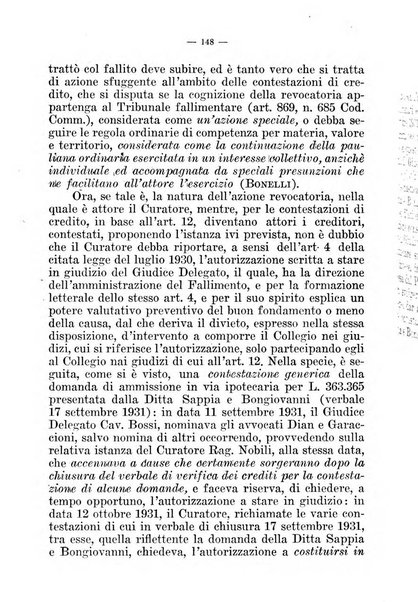 Il diritto fallimentare e delle società commerciali rivista di dottrina e giurisprudenza