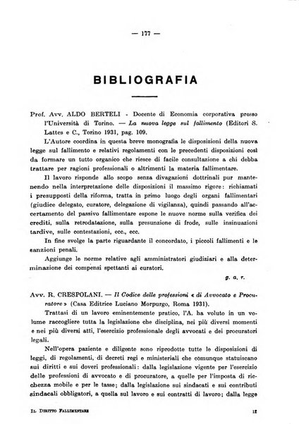 Il diritto fallimentare e delle società commerciali rivista di dottrina e giurisprudenza