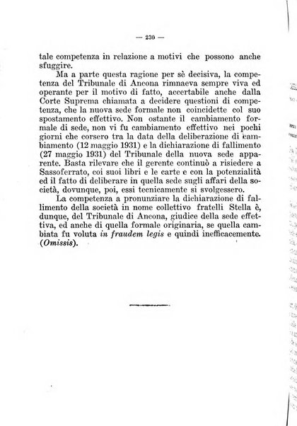 Il diritto fallimentare e delle società commerciali rivista di dottrina e giurisprudenza