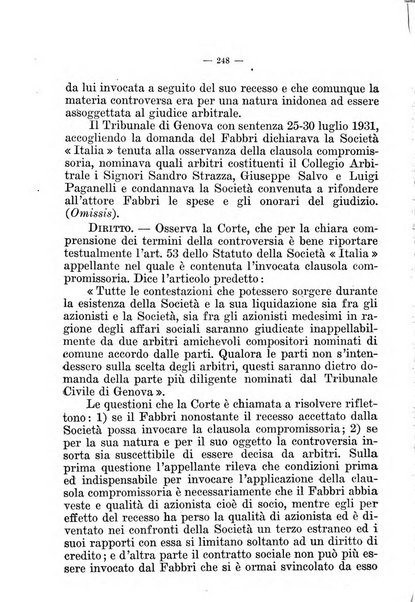 Il diritto fallimentare e delle società commerciali rivista di dottrina e giurisprudenza