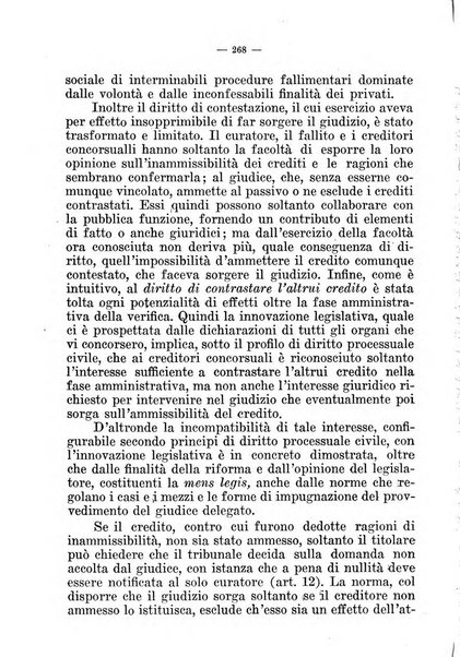 Il diritto fallimentare e delle società commerciali rivista di dottrina e giurisprudenza