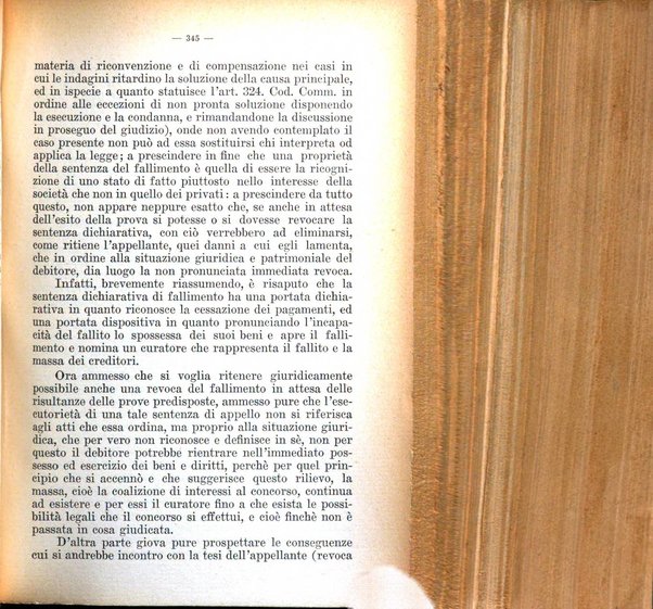 Il diritto fallimentare e delle società commerciali rivista di dottrina e giurisprudenza