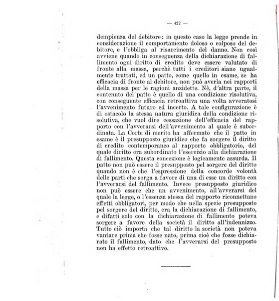 Il diritto fallimentare e delle società commerciali rivista di dottrina e giurisprudenza