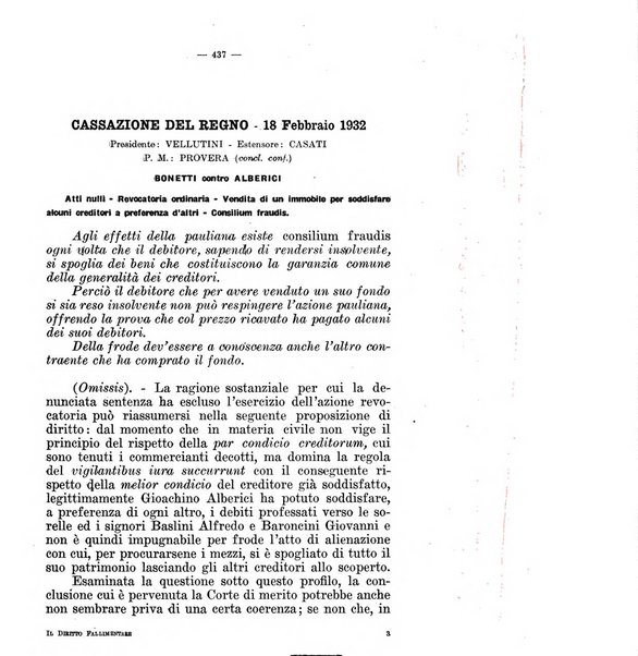 Il diritto fallimentare e delle società commerciali rivista di dottrina e giurisprudenza