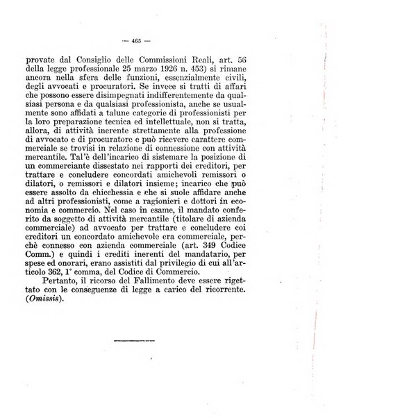 Il diritto fallimentare e delle società commerciali rivista di dottrina e giurisprudenza