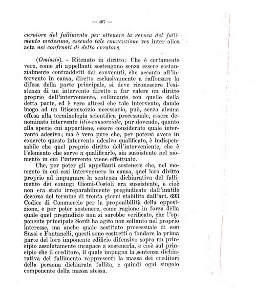 Il diritto fallimentare e delle società commerciali rivista di dottrina e giurisprudenza