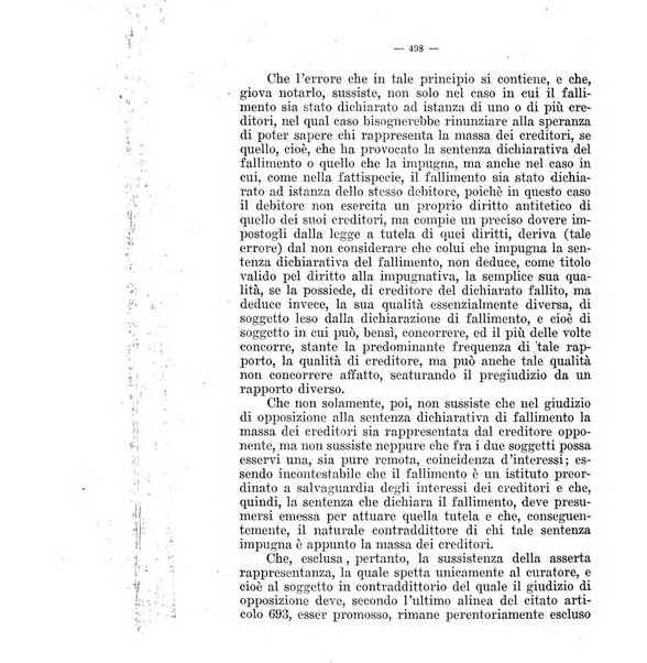 Il diritto fallimentare e delle società commerciali rivista di dottrina e giurisprudenza