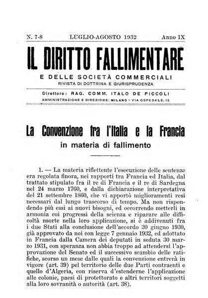 Il diritto fallimentare e delle società commerciali rivista di dottrina e giurisprudenza