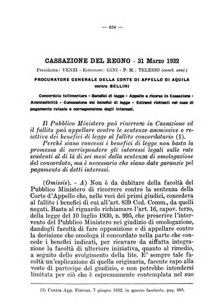 Il diritto fallimentare e delle società commerciali rivista di dottrina e giurisprudenza