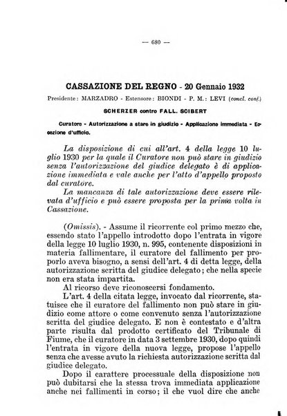 Il diritto fallimentare e delle società commerciali rivista di dottrina e giurisprudenza