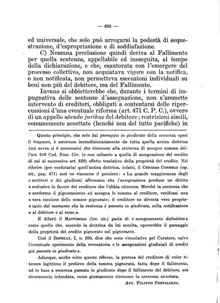 Il diritto fallimentare e delle società commerciali rivista di dottrina e giurisprudenza