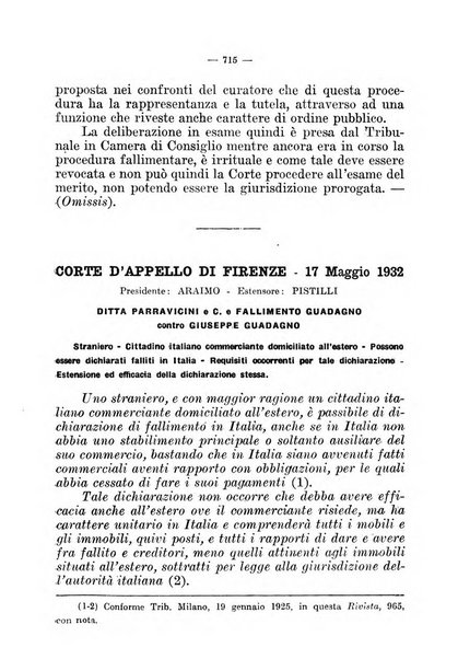 Il diritto fallimentare e delle società commerciali rivista di dottrina e giurisprudenza