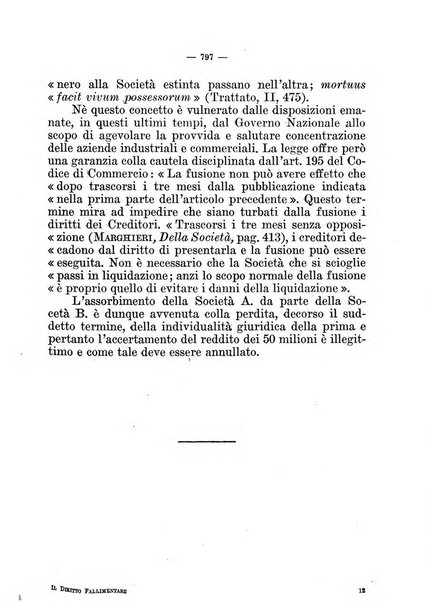 Il diritto fallimentare e delle società commerciali rivista di dottrina e giurisprudenza