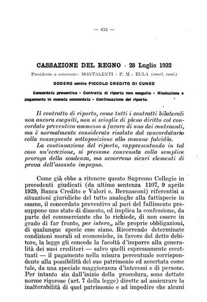 Il diritto fallimentare e delle società commerciali rivista di dottrina e giurisprudenza