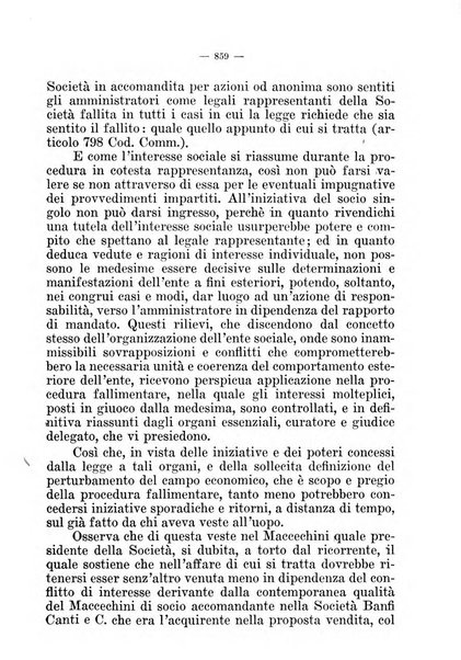 Il diritto fallimentare e delle società commerciali rivista di dottrina e giurisprudenza