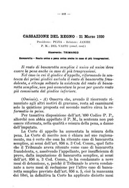 Il diritto fallimentare e delle società commerciali rivista di dottrina e giurisprudenza