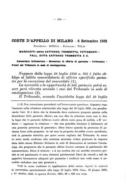 Il diritto fallimentare e delle società commerciali rivista di dottrina e giurisprudenza