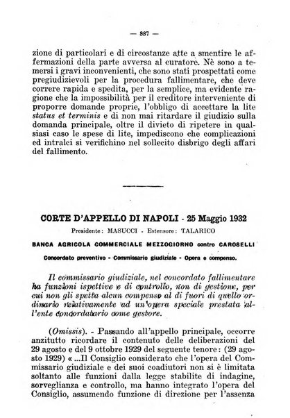 Il diritto fallimentare e delle società commerciali rivista di dottrina e giurisprudenza