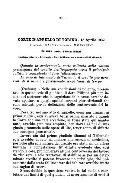 Il diritto fallimentare e delle società commerciali rivista di dottrina e giurisprudenza