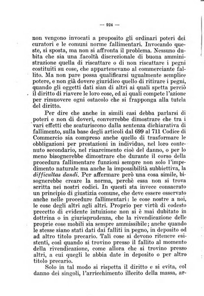 Il diritto fallimentare e delle società commerciali rivista di dottrina e giurisprudenza