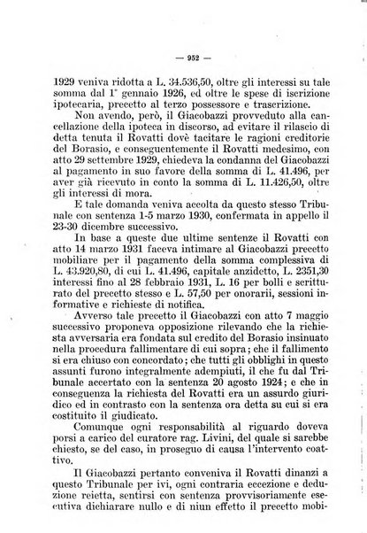 Il diritto fallimentare e delle società commerciali rivista di dottrina e giurisprudenza