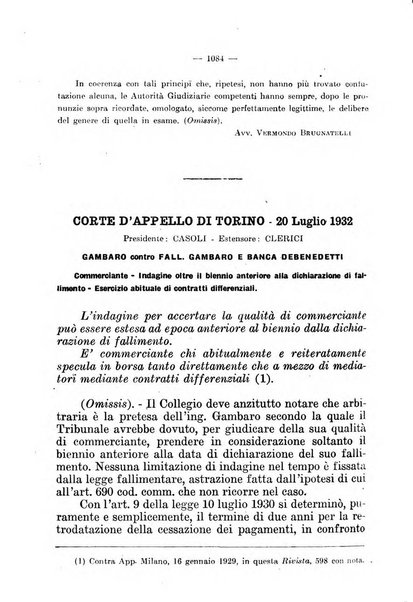 Il diritto fallimentare e delle società commerciali rivista di dottrina e giurisprudenza