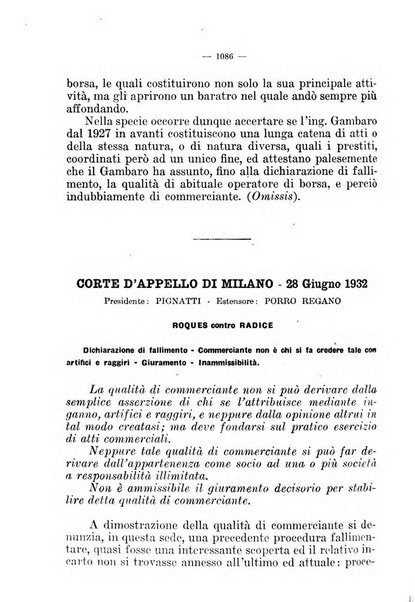 Il diritto fallimentare e delle società commerciali rivista di dottrina e giurisprudenza