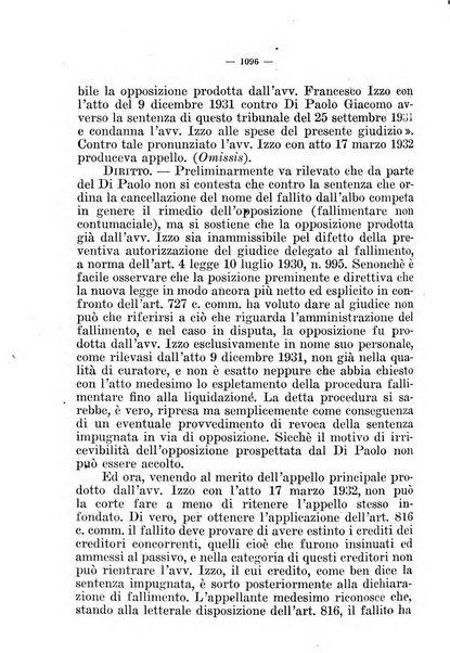 Il diritto fallimentare e delle società commerciali rivista di dottrina e giurisprudenza