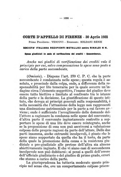 Il diritto fallimentare e delle società commerciali rivista di dottrina e giurisprudenza