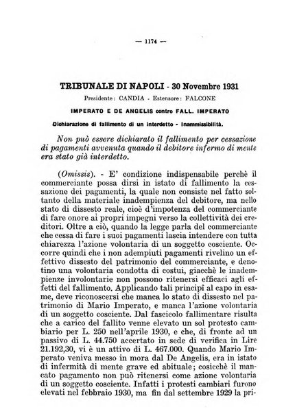 Il diritto fallimentare e delle società commerciali rivista di dottrina e giurisprudenza