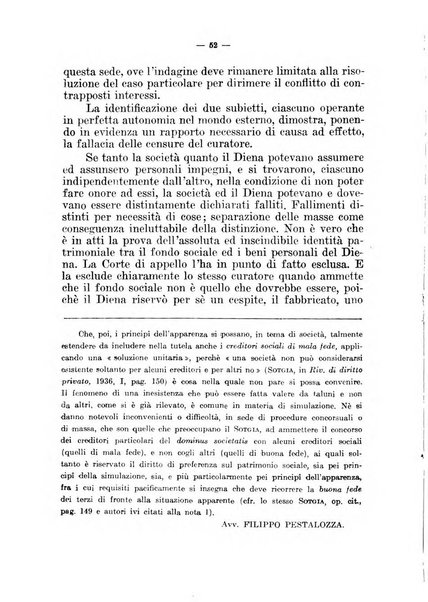 Il diritto fallimentare e delle società commerciali rivista di dottrina e giurisprudenza