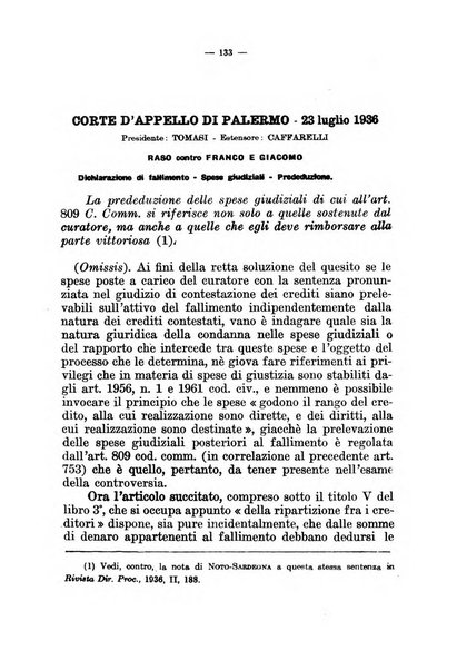 Il diritto fallimentare e delle società commerciali rivista di dottrina e giurisprudenza